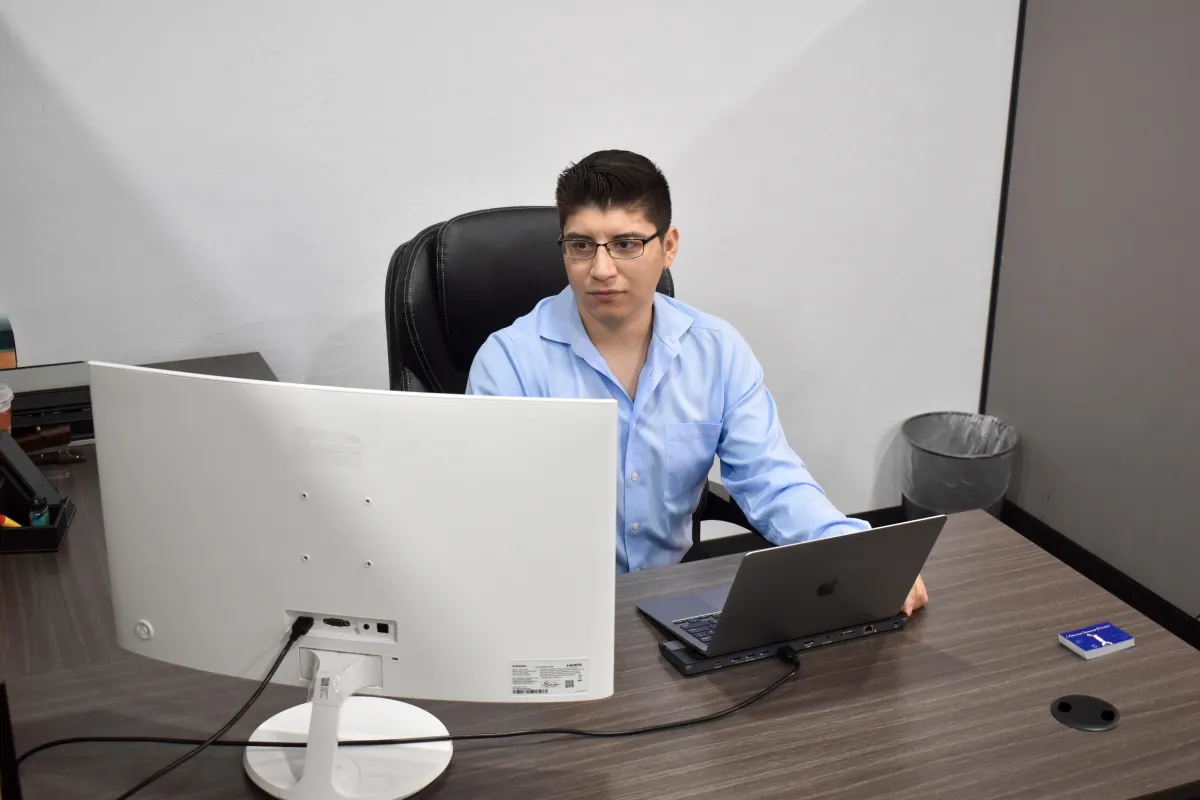 Pedro Lopez at work — Premium Accounting Service